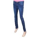 Women's Pearl Denim Pant - Blue, Women, Pants & Tights, Chase Value, Chase Value