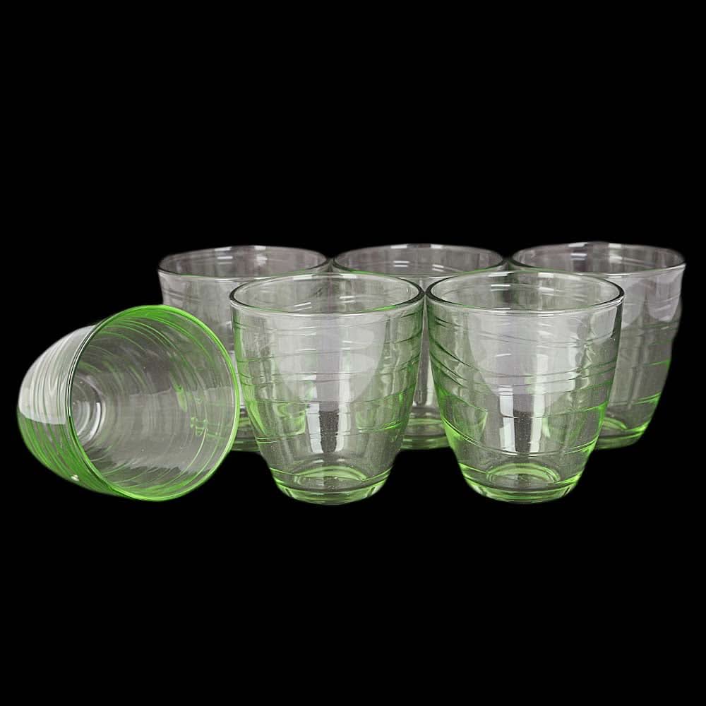 Mexico Lime Green 6 Pcs, Home & Lifestyle, Glassware & Drinkware, Chase Value, Chase Value