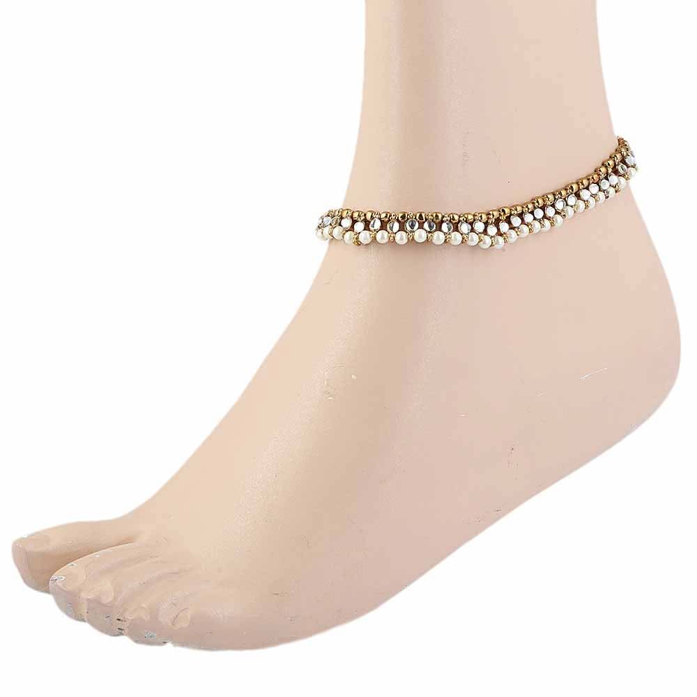 Women's Fancy Payal - Golden, Women, Foot Jewellery, Chase Value, Chase Value