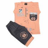 Boys Sando Suit 1308 - Peach, Kids, Boys Sets And Suits, Chase Value, Chase Value