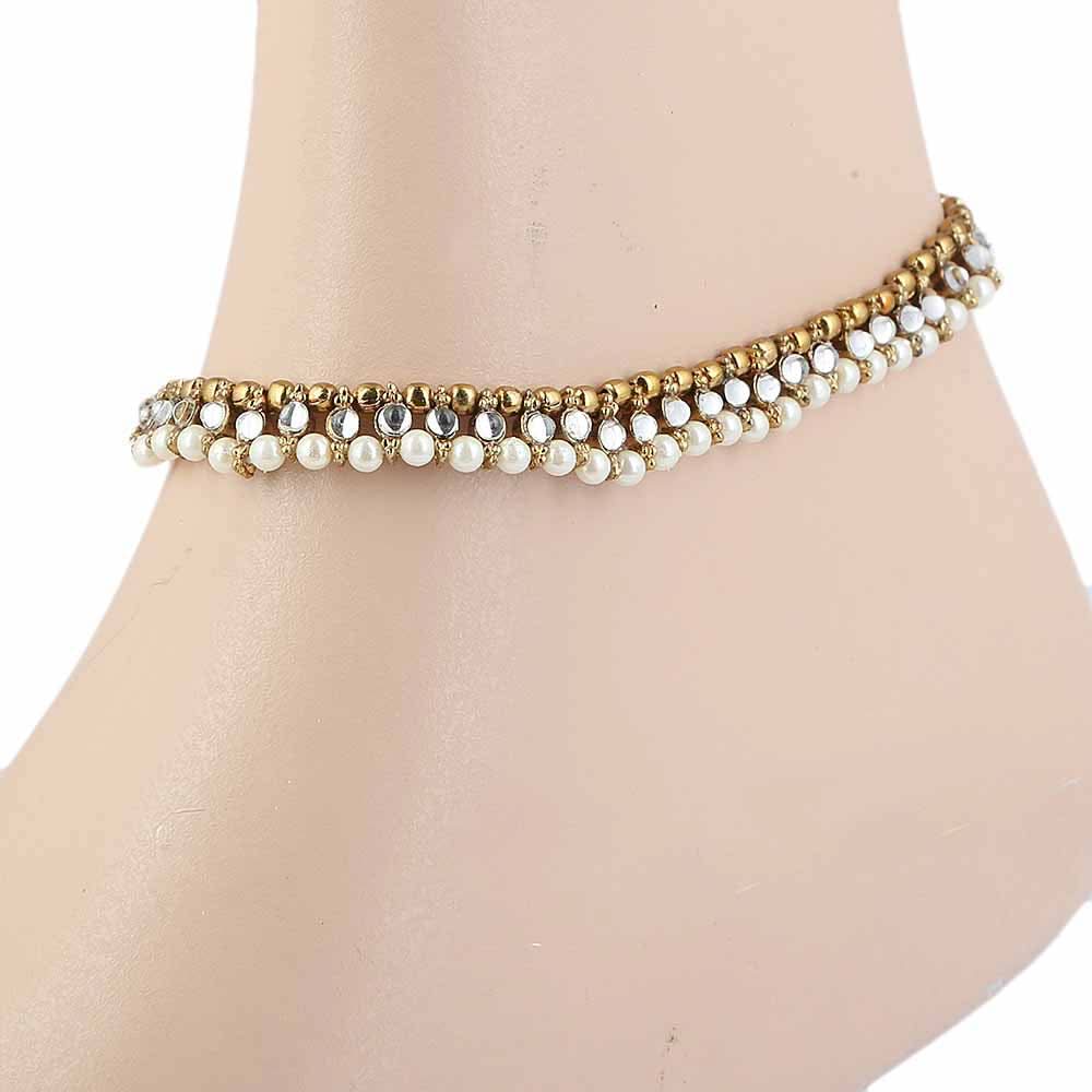 Women's Fancy Payal - Golden, Women, Foot Jewellery, Chase Value, Chase Value