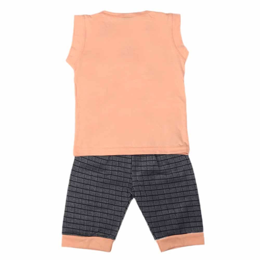 Boys Sando Suit 1308 - Peach, Kids, Boys Sets And Suits, Chase Value, Chase Value