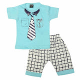 Boys Half Sleeves Suit 1828 - Blue, Kids, Boys Sets And Suits, Chase Value, Chase Value
