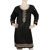 Women's Embroidered Kurti - Black, Women, Ready Kurtis, Chase Value, Chase Value