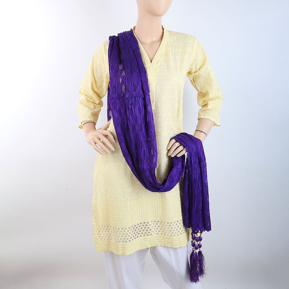 Women's Jacquard Paranda Dupatta - Purple, Women, Dupatta, Chase Value, Chase Value