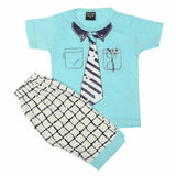 Boys Half Sleeves Suit 1828 - Blue, Kids, Boys Sets And Suits, Chase Value, Chase Value