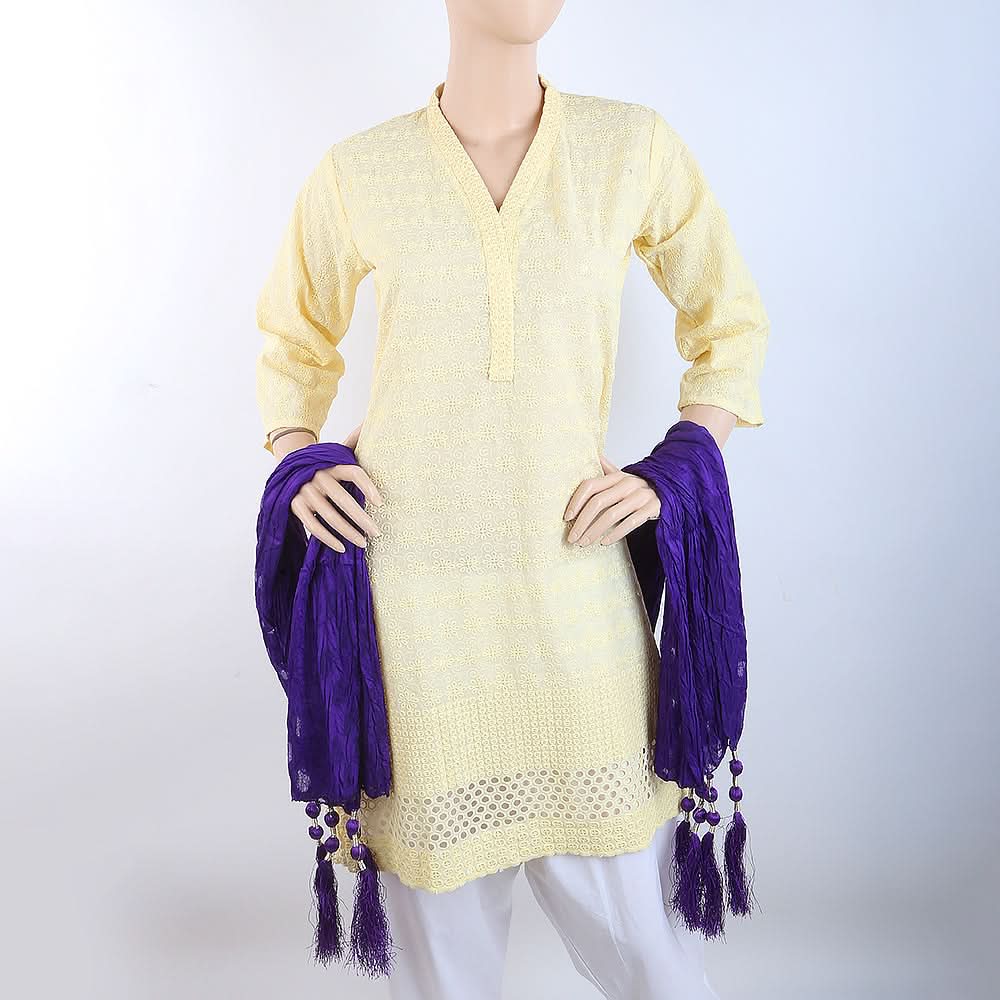 Women's Jacquard Paranda Dupatta - Purple, Women, Dupatta, Chase Value, Chase Value