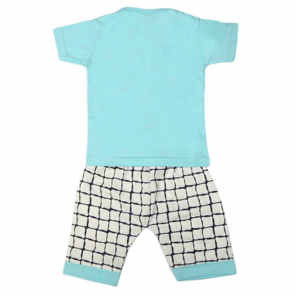 Boys Half Sleeves Suit 1828 - Blue, Kids, Boys Sets And Suits, Chase Value, Chase Value