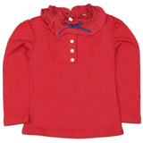 Girls Full Sleeves T Shirt - Maroon, Kids, Girls T-Shirts, Chase Value, Chase Value