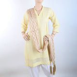Women's Jacquard Paranda Dupatta - Beige, Women, Dupatta, Chase Value, Chase Value