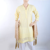 Women's Jacquard Paranda Dupatta - Beige, Women, Dupatta, Chase Value, Chase Value
