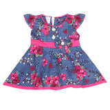 Newborn Girls Frock - Blue - A, Kids, Newborn Girls Frocks, Chase Value, Chase Value