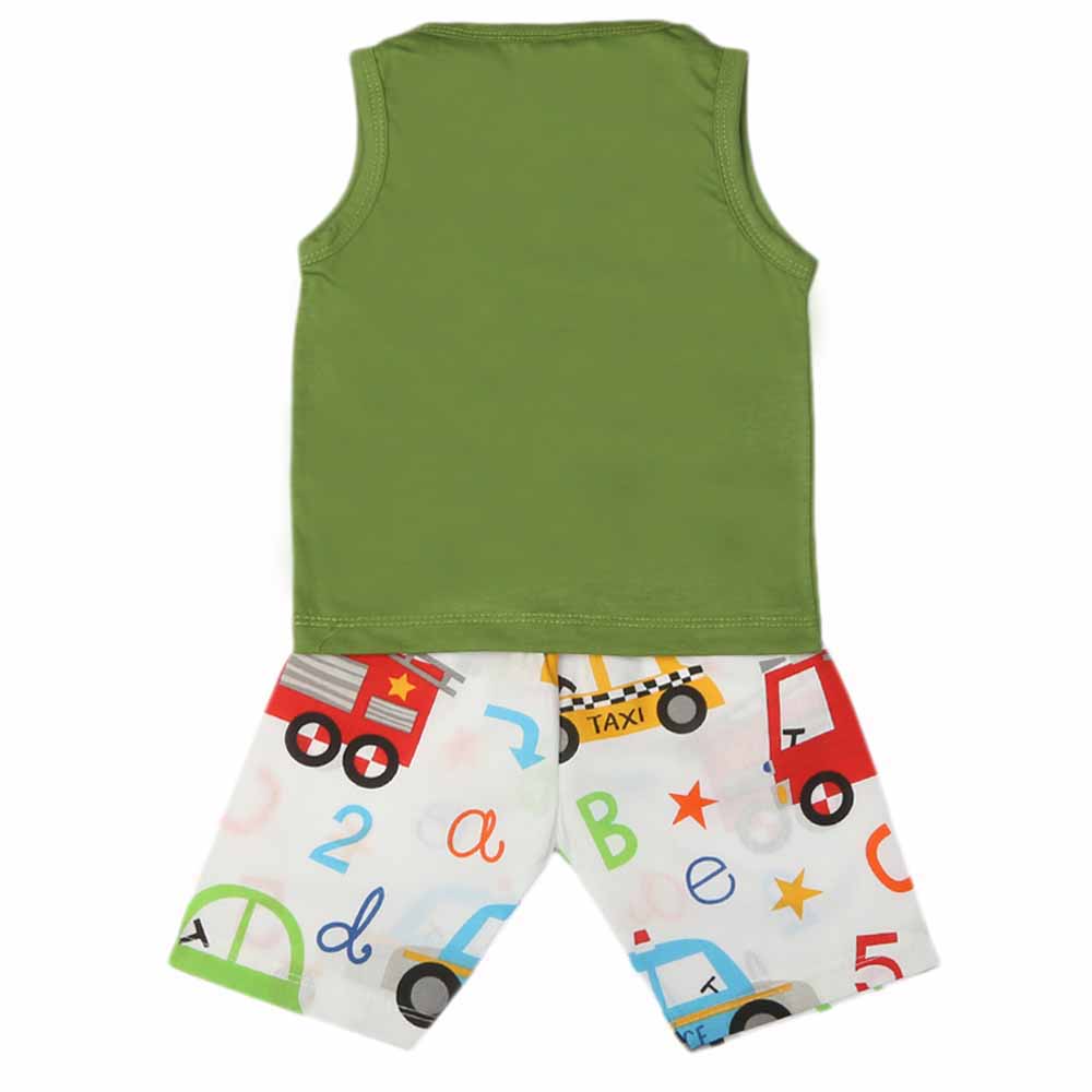 Boys Sando Suit - Green, Kids, Boys Sets And Suits, Chase Value, Chase Value