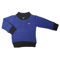 Boys Collar Sweatshirt - Royal Blue, Kids, Boys Hoodies and Sweat Shirts, Chase Value, Chase Value