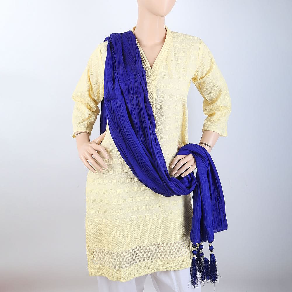 Women's Jacquard Paranda Dupatta - Royal Blue, Women, Dupatta, Chase Value, Chase Value