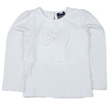 Girls Full Sleeves T Shirt - White, Kids, Girls T-Shirts, Chase Value, Chase Value