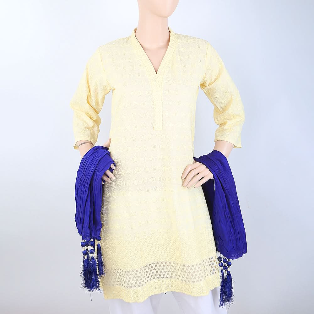Women's Jacquard Paranda Dupatta - Royal Blue, Women, Dupatta, Chase Value, Chase Value