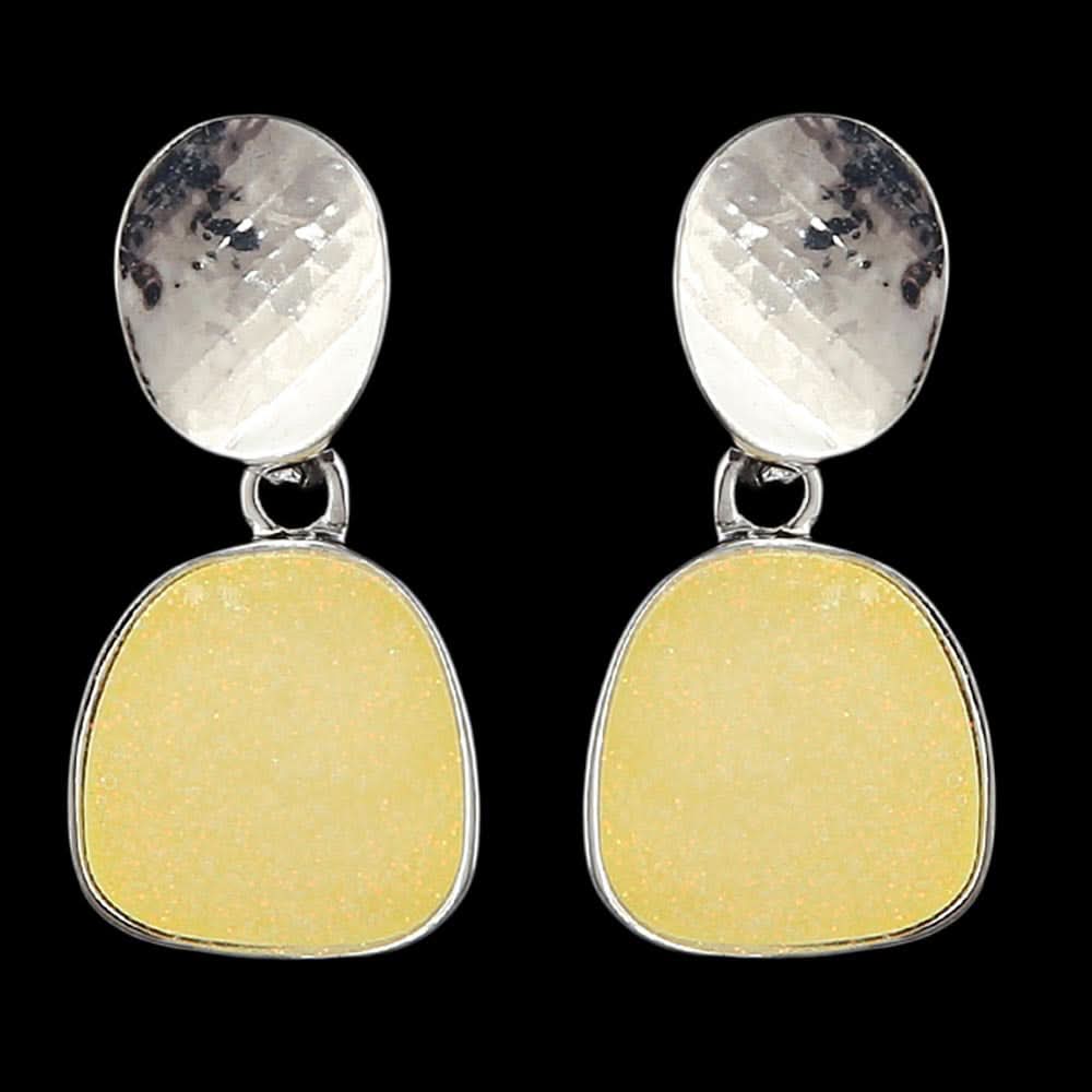 Women's Ear Tops -  Yellow, Women, Earrings & Tops, Chase Value, Chase Value