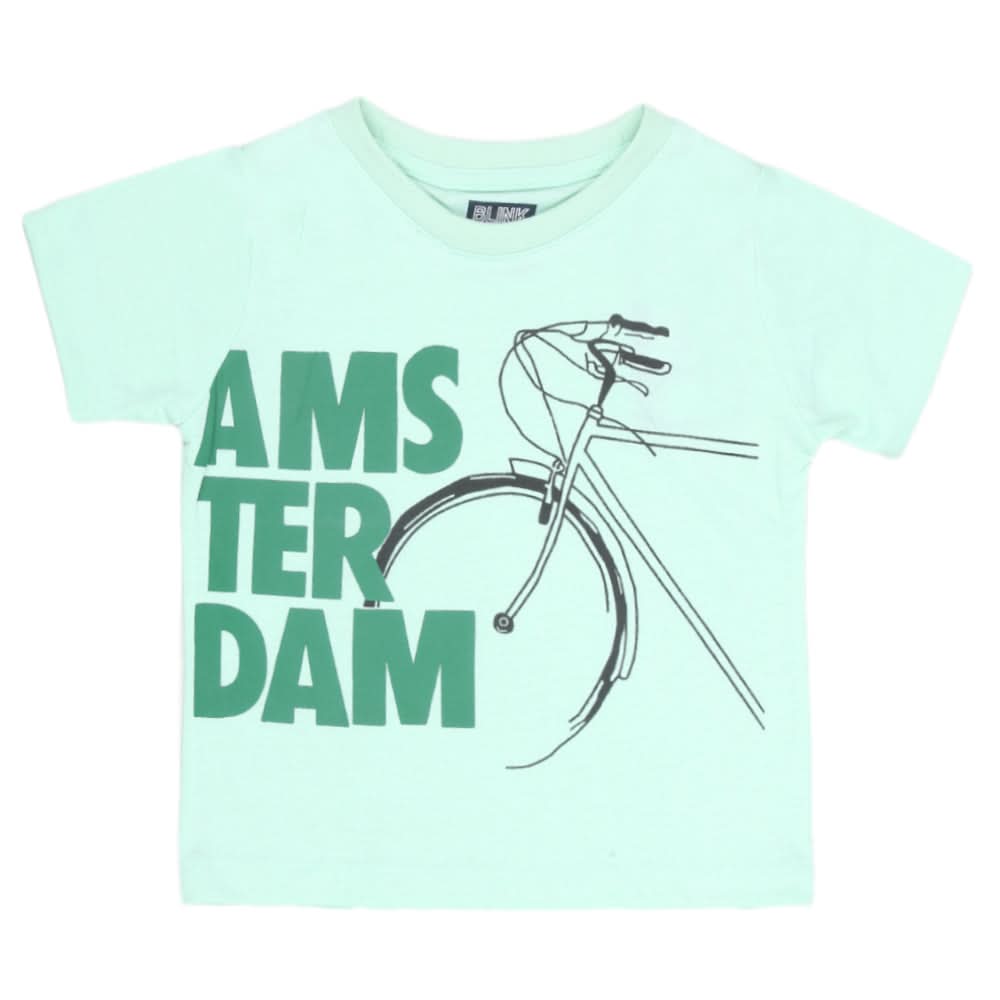 Boys Half Sleeves Printed T-Shirt - Light Green, Kids, Boys T-Shirts, Chase Value, Chase Value