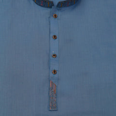 Boys Embroidered Shalwar Suit - Blue, Boys Shalwar Kameez, Chase Value, Chase Value