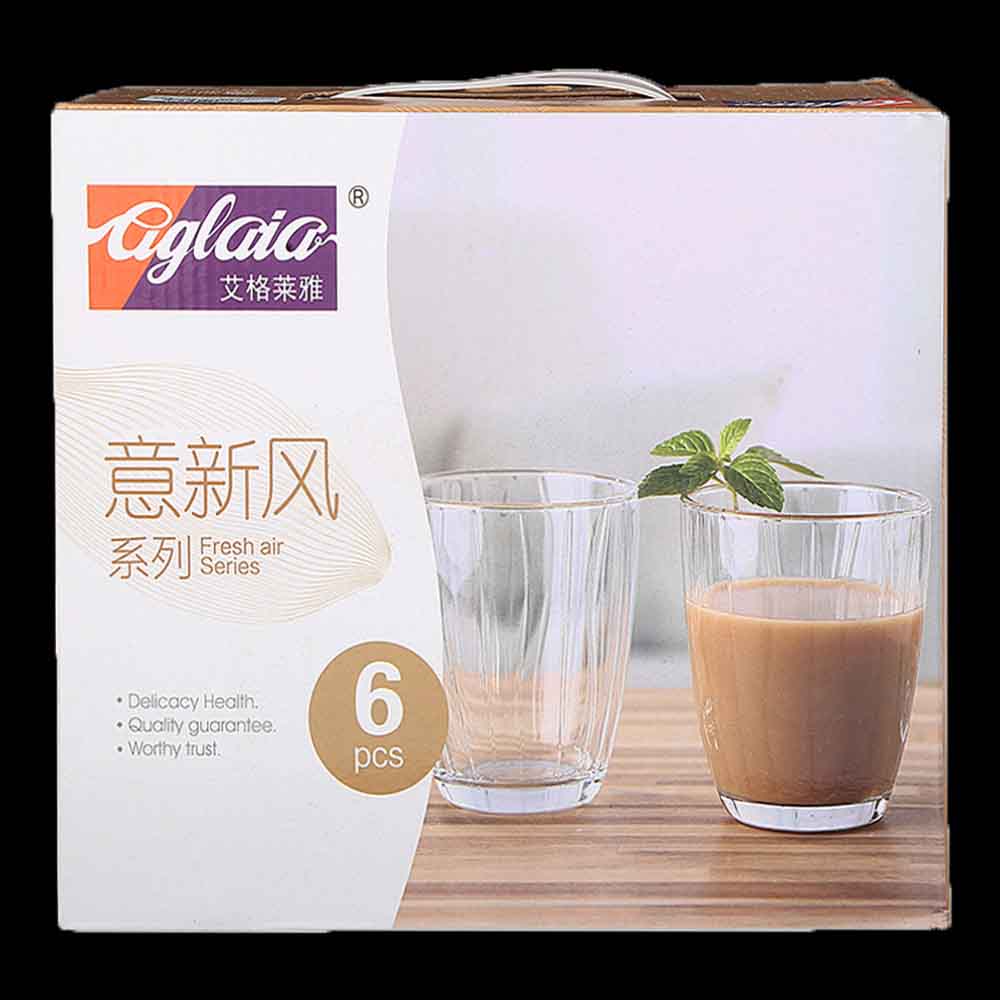  Glass 6 Pcs Set, Home & Lifestyle, Glassware & Drinkware, Chase Value, Chase Value