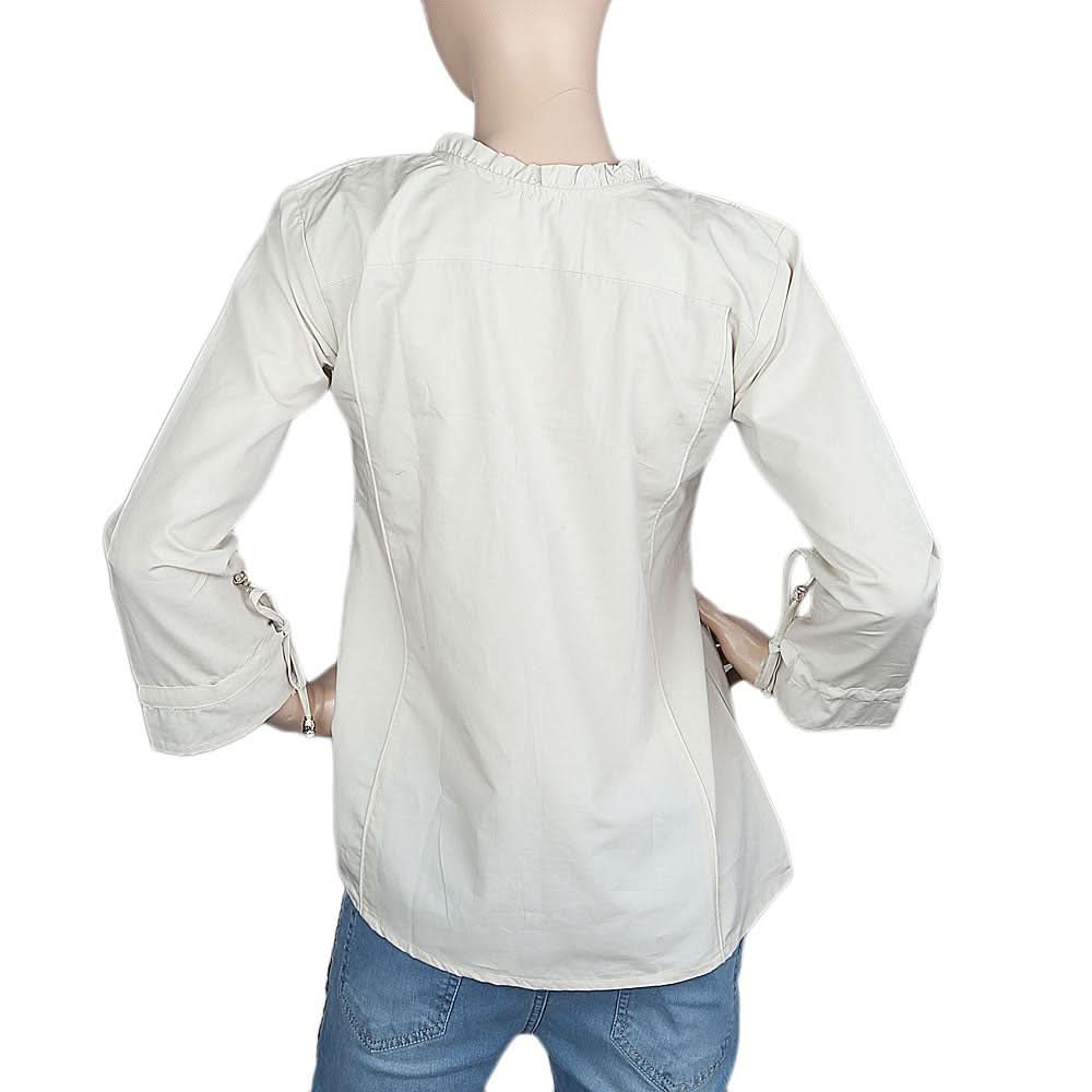 Women's Full Sleeves Western Top - Beige, Women, T-Shirts And Tops, Chase Value, Chase Value