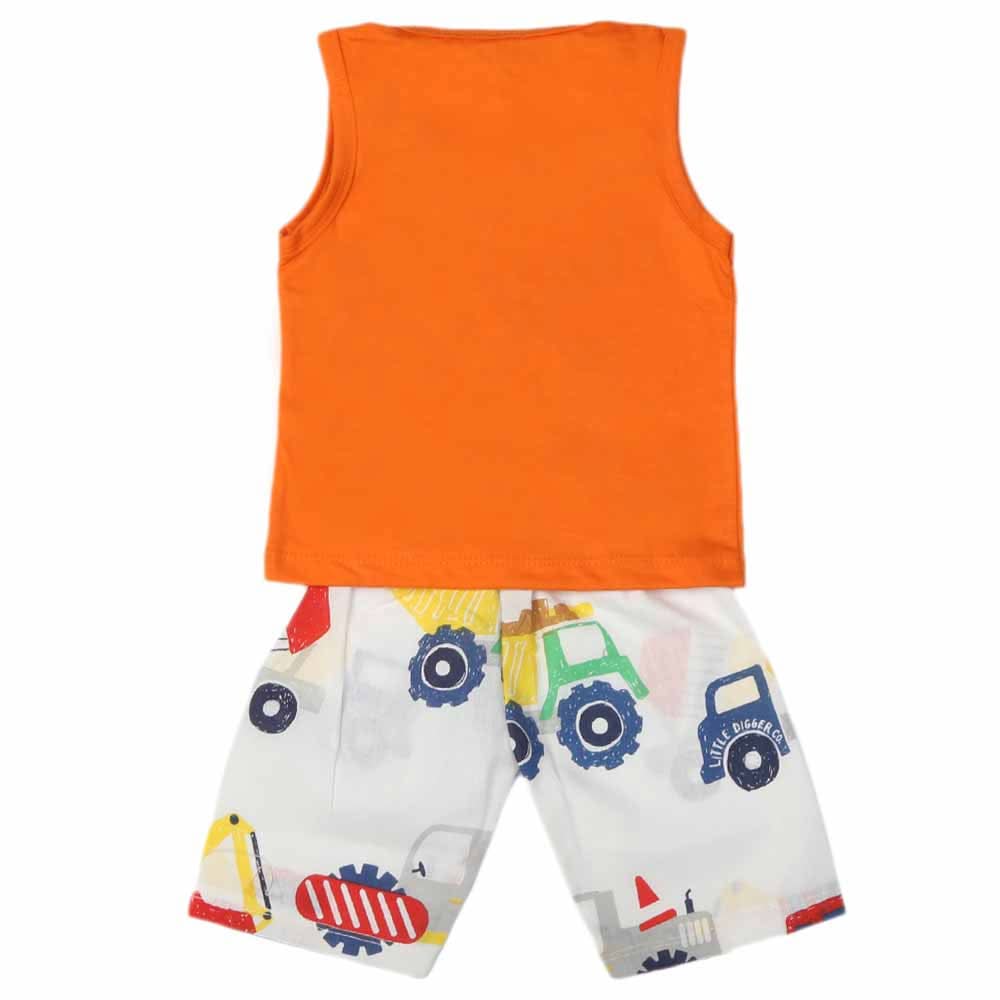 Boys Sando Suit - Orange, Kids, Boys Sets And Suits, Chase Value, Chase Value
