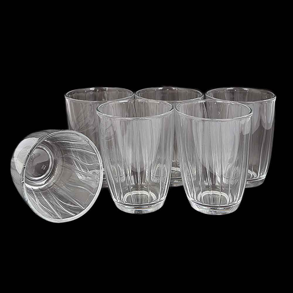  Glass 6 Pcs Set, Home & Lifestyle, Glassware & Drinkware, Chase Value, Chase Value