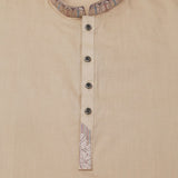 Boys Embroidered Shalwar Suit - Light Brown, Boys Shalwar Kameez, Chase Value, Chase Value
