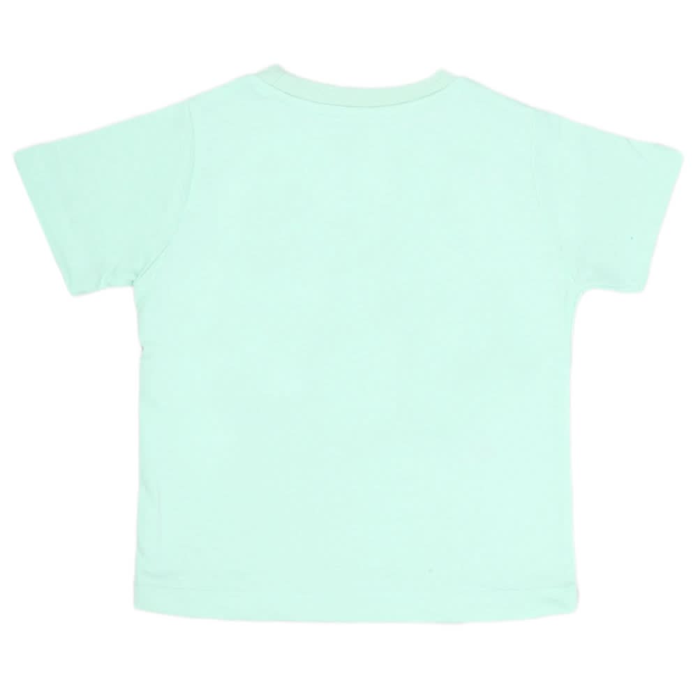 Boys Half Sleeves Printed T-Shirt - Light Green, Kids, Boys T-Shirts, Chase Value, Chase Value