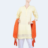 Women's Jacquard Paranda Dupatta - Orange, Women, Dupatta, Chase Value, Chase Value