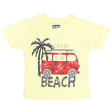 Boys Half Sleeves T-Shirt - Lemon, Kids, Boys T-Shirts, Chase Value, Chase Value