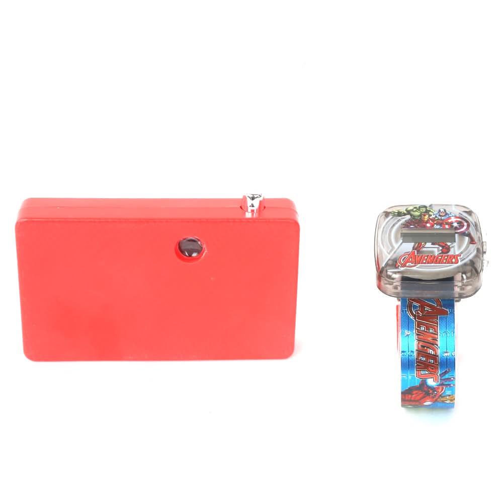 Kids Digital Watch With Camera - Red, Kids, Boys Watches, Chase Value, Chase Value