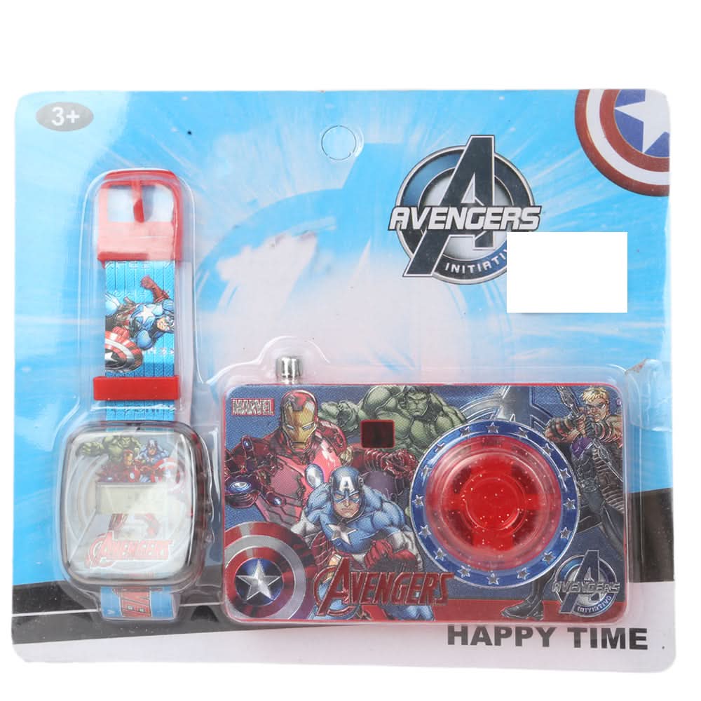 Kids Digital Watch With Camera - Red, Kids, Boys Watches, Chase Value, Chase Value