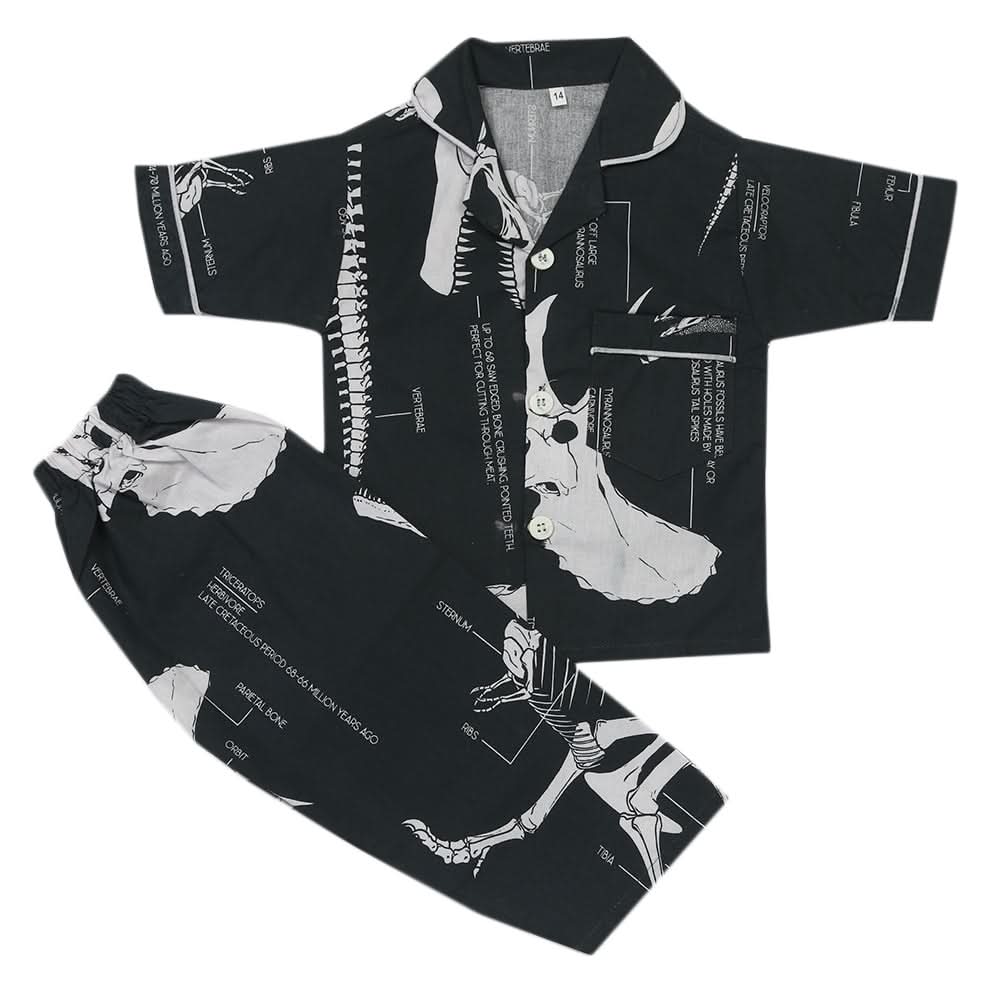 Boys Night Suit - Black, Boys Sets & Suits, Chase Value, Chase Value