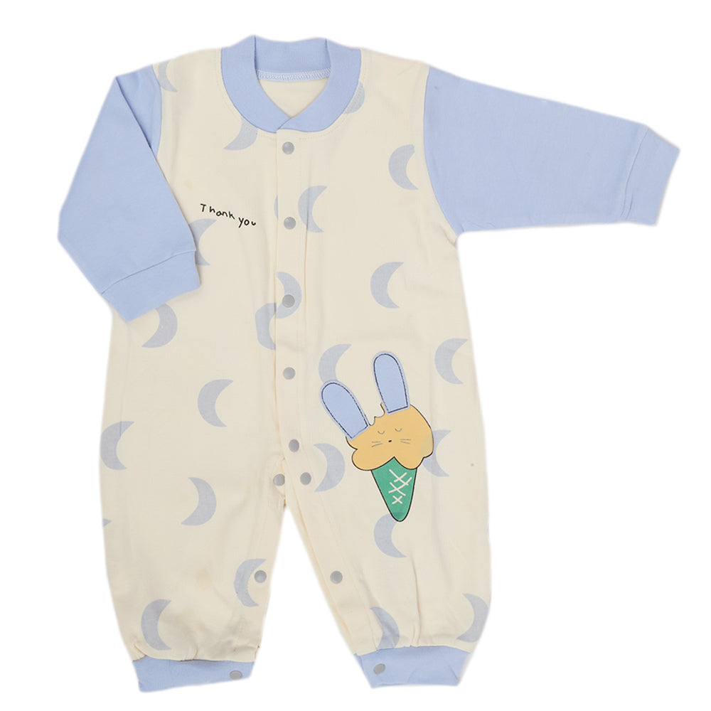 Newborn Boys Full Sleeves Romper - Light Purple, Kids, New Born Boys Rompers, Chase Value, Chase Value