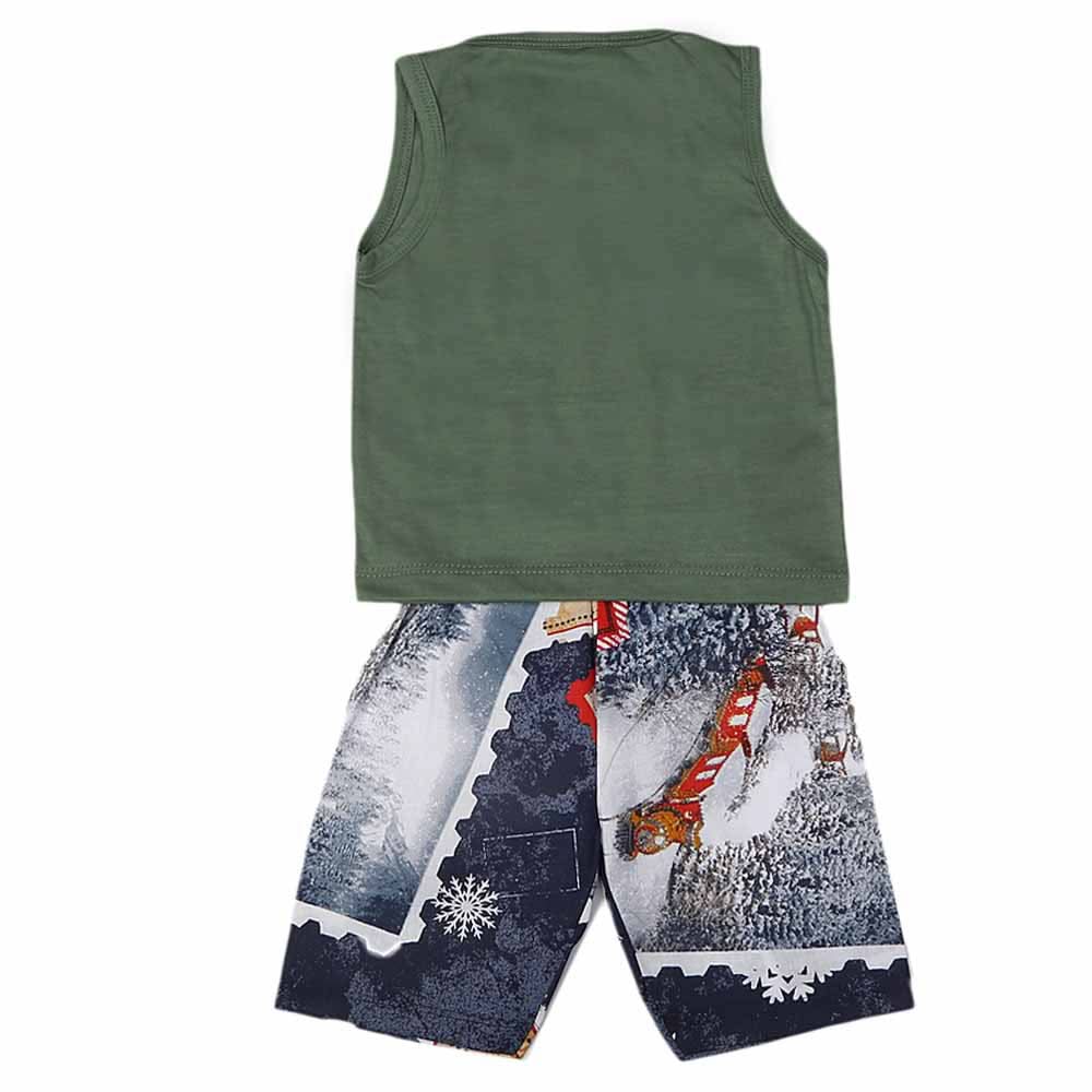 Boys Sando Suit - Green, Kids, Boys Sets And Suits, Chase Value, Chase Value