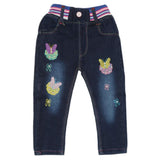 Girl's Denim Pant - Blue, Kids, Pants And Capri, Chase Value, Chase Value