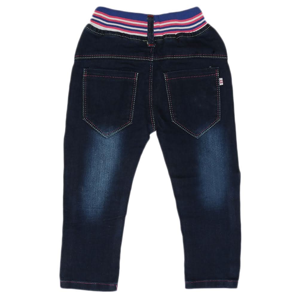 Girl's Denim Pant - Blue, Kids, Pants And Capri, Chase Value, Chase Value