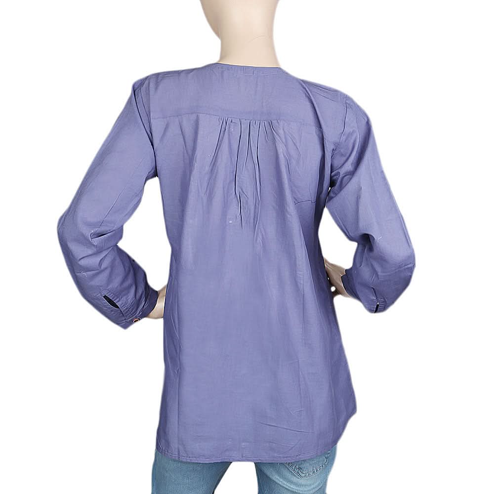 Women's Full Sleeves Western Top - Blue, Women, T-Shirts And Tops, Chase Value, Chase Value