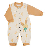 Newborn Boys Full Sleeves Romper - Orange, Kids, New Born Boys Rompers, Chase Value, Chase Value