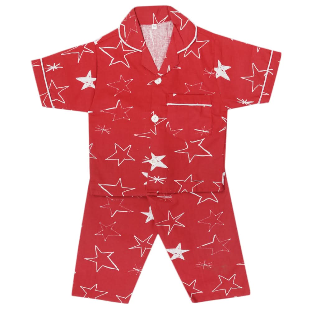 Boys Night Suit - Maroon, Boys Sets & Suits, Chase Value, Chase Value