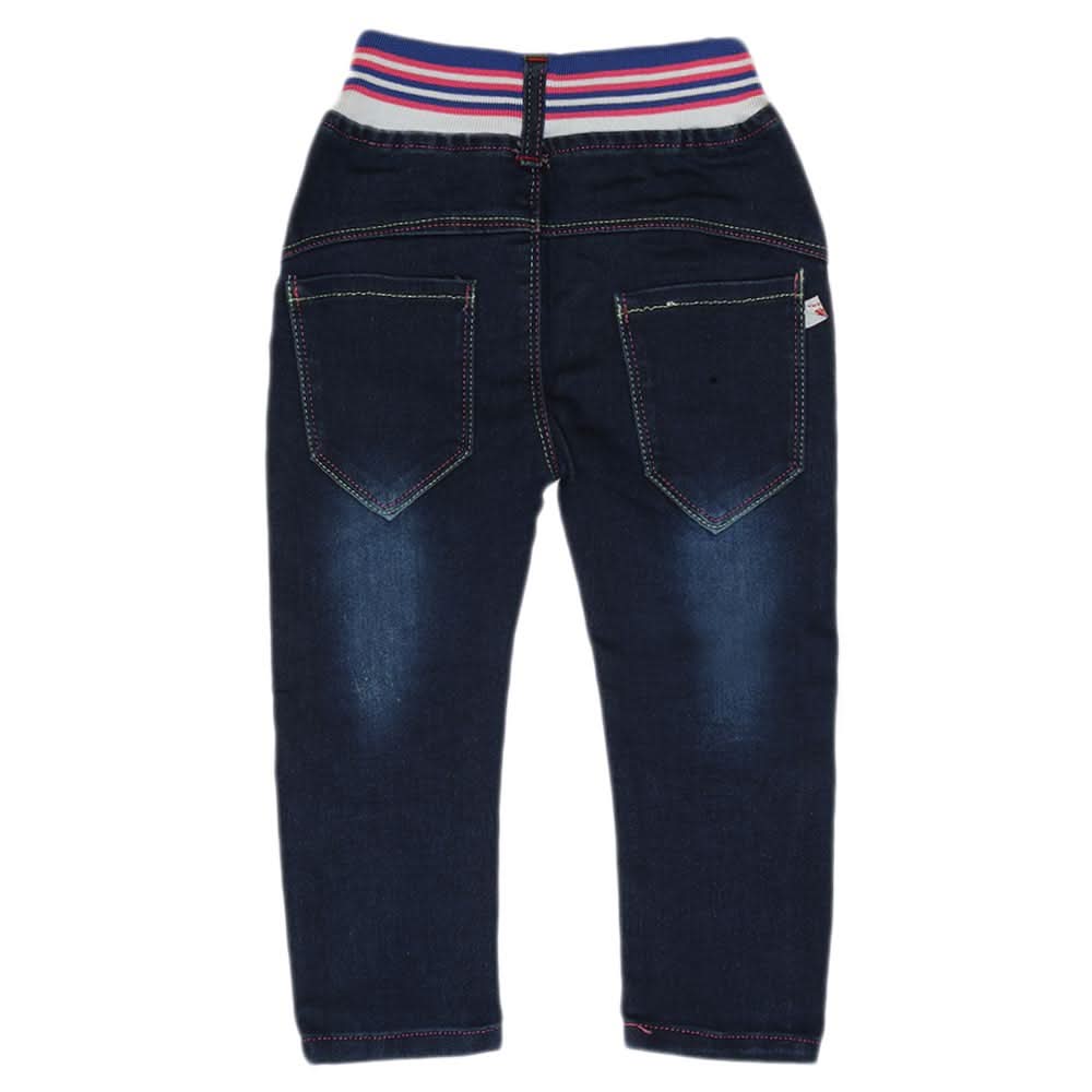 Girl's Denim Pant - Blue, Kids, Pants And Capri, Chase Value, Chase Value
