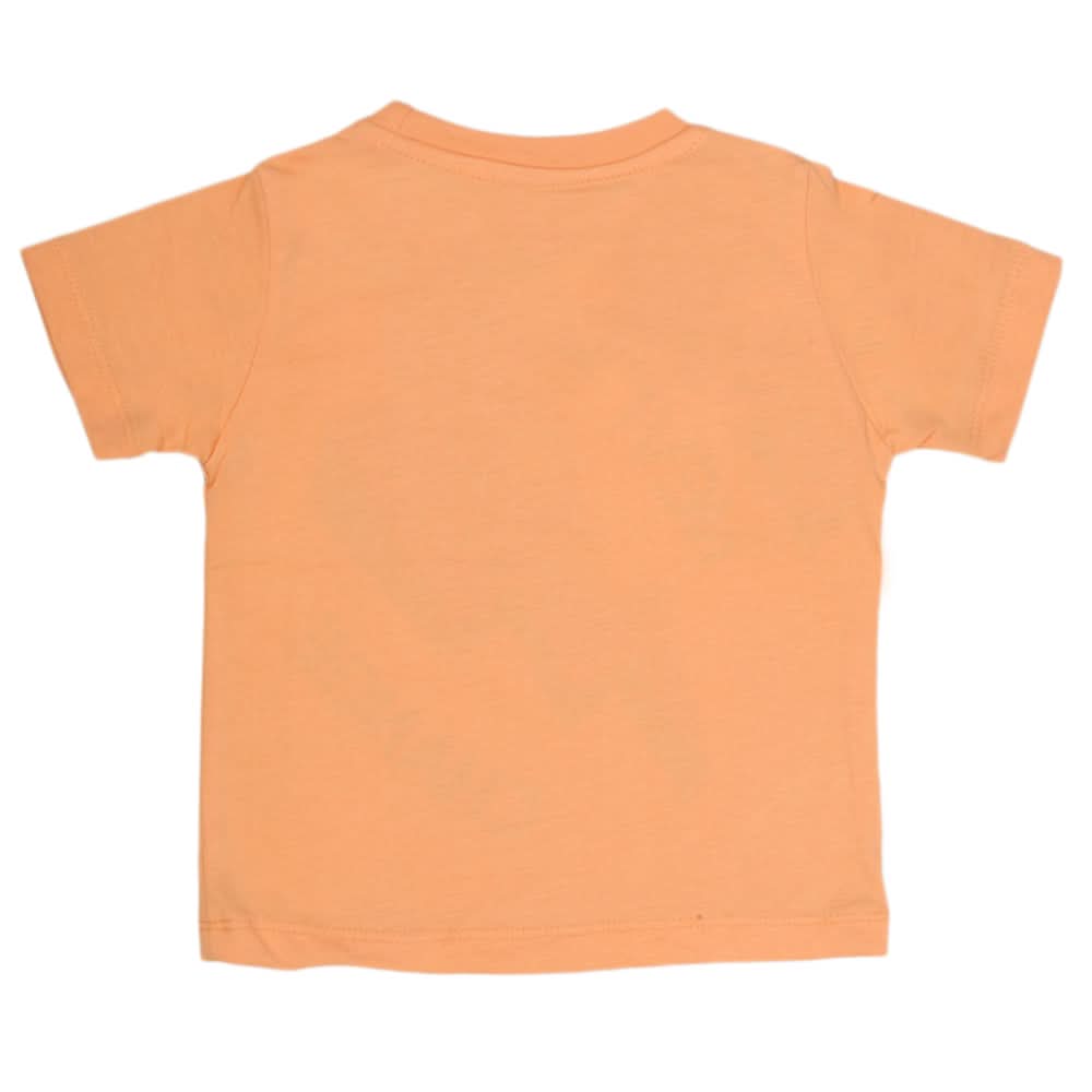 Boys Half Sleeves T-Shirt - Peach, Kids, Boys T-Shirts, Chase Value, Chase Value