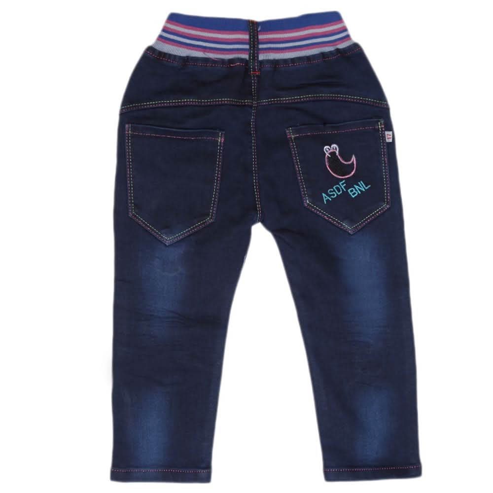 Girls Denim Pants - Blue, Kids, Pants And Capri, Chase Value, Chase Value