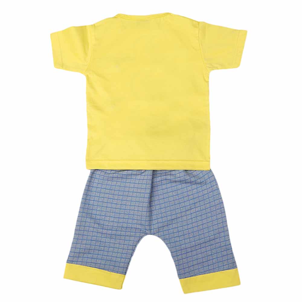 Boys Suits Half Sleeve - Yellow, Kids, Boys Sets And Suits, Chase Value, Chase Value