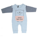 Newborn Boys Full Sleeves Romper - Light Blue, Kids, Newborn Boys Rompers, Chase Value, Chase Value
