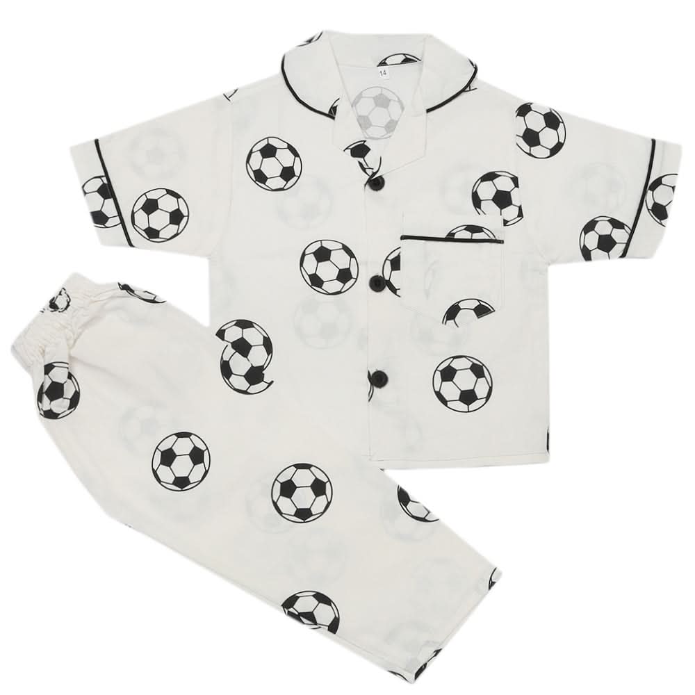 Boys Night Suit - White, Boys Sets & Suits, Chase Value, Chase Value