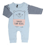 Newborn Boys Full Sleeves Romper - Light Blue, Kids, Newborn Boys Rompers, Chase Value, Chase Value
