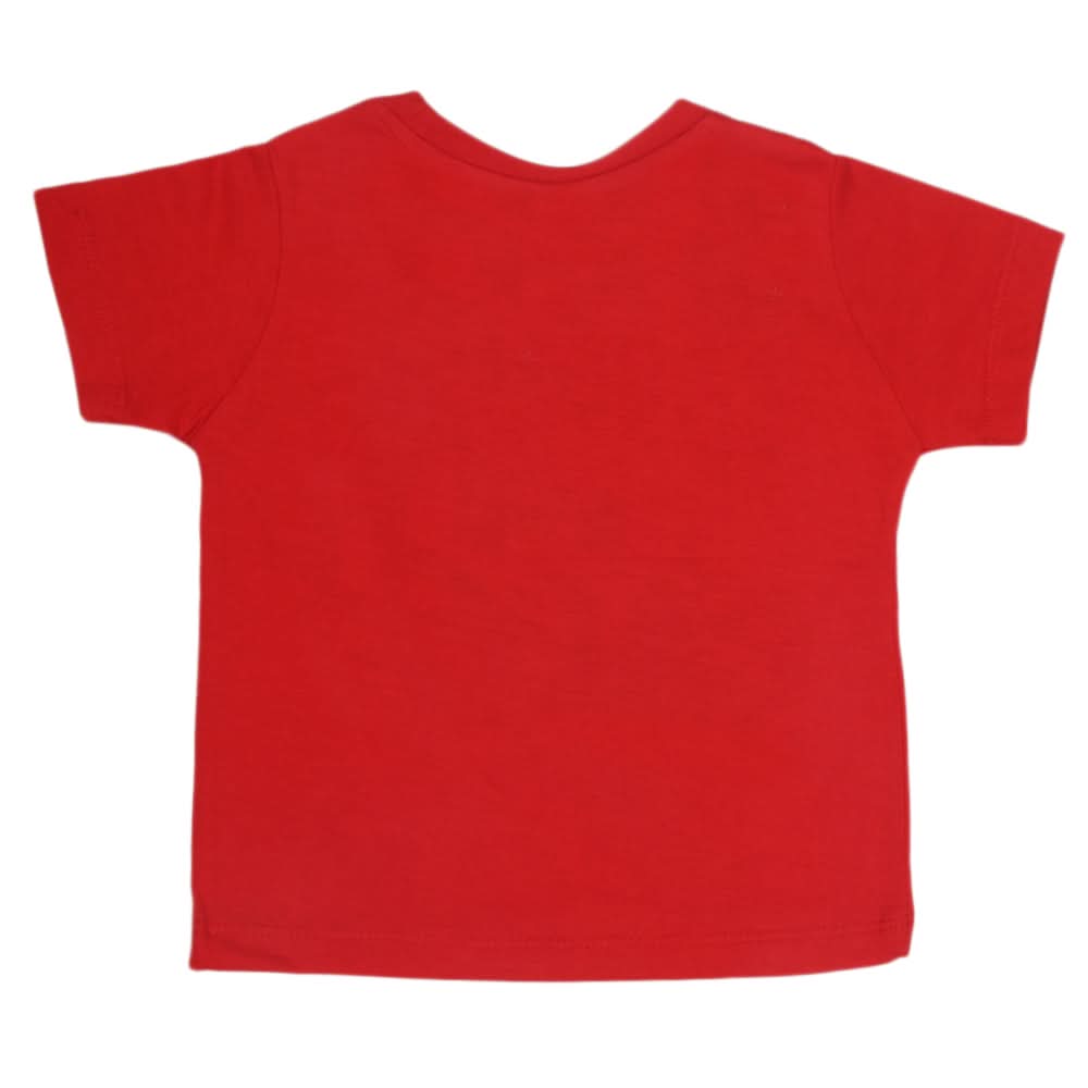 Boys Half Sleeves Printed T-Shirt - Red, Kids, Boys T-Shirts, Chase Value, Chase Value